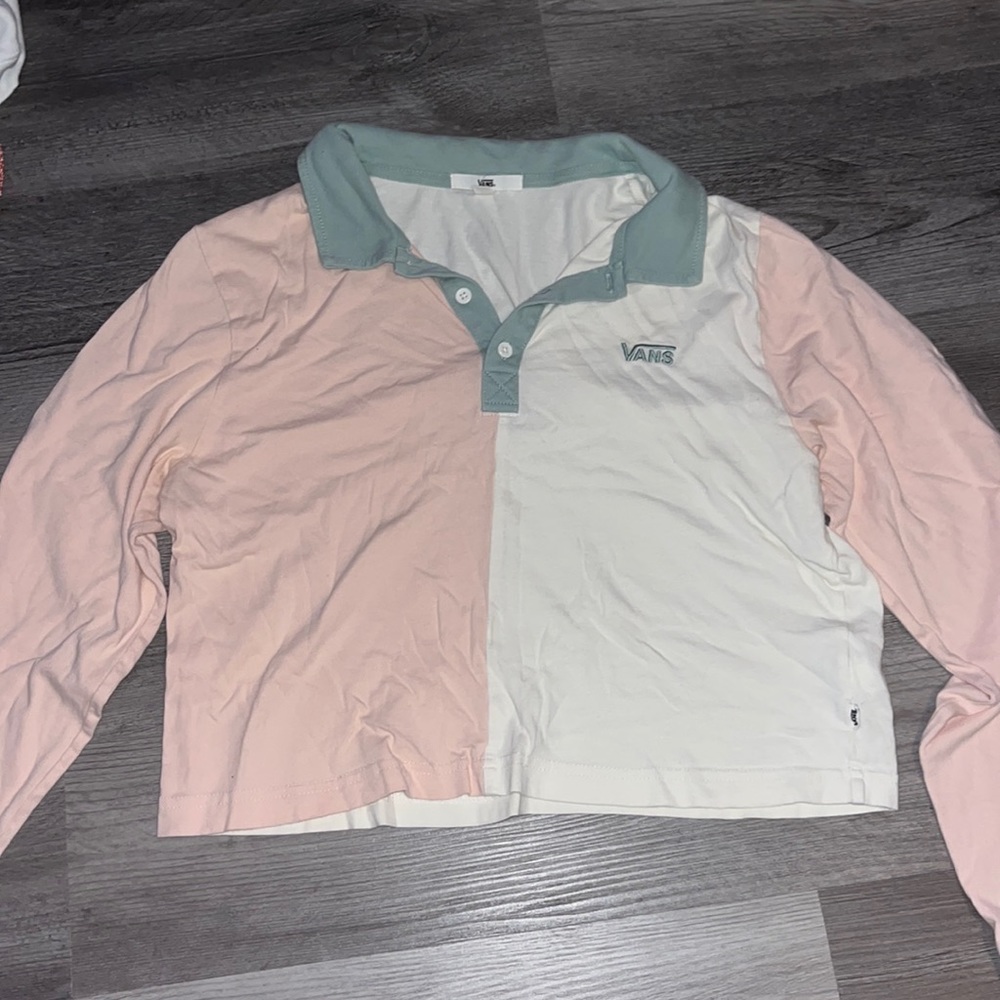 Vans long sleeve button down